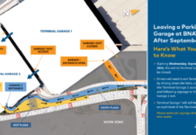 BNA Terminal Garage 1 Exit to Close Sept. 23 for Rental Car Facility Construction