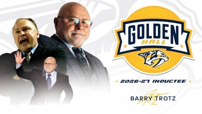 Barry Trotz to Become Sixth Preds Golden Hall Member