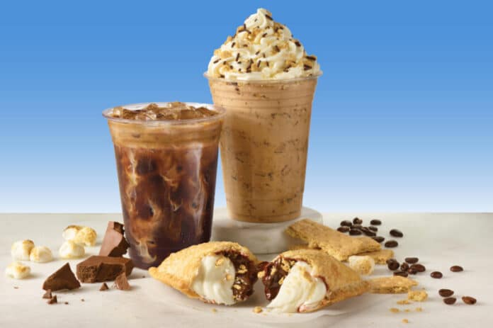 Hardee's new S'mores Platform features a S'mores Iced Coffee, S'mores Hand-Scooped Ice Cream Shake™ and S'mores Fried Pie.