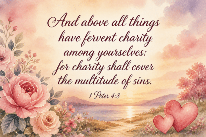 Devotional image for 1 Peter 4:8