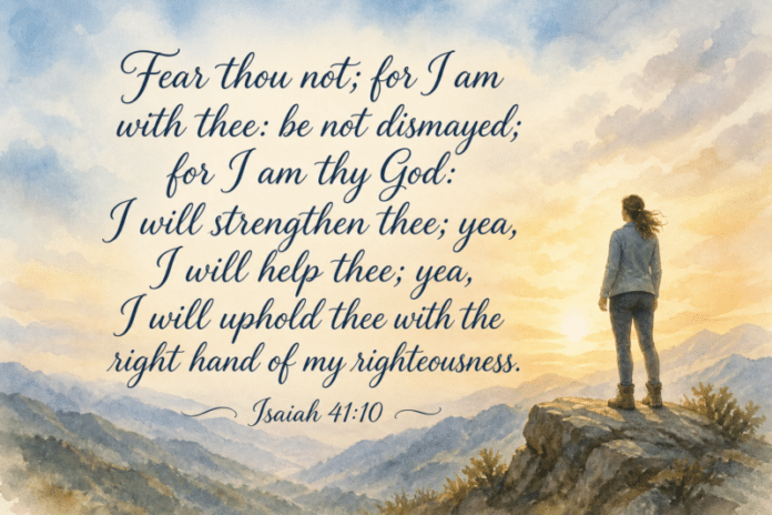 Devotional image for Isaiah 41:10