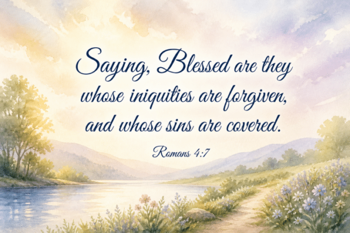 Devotional image for Romans 4:7