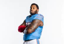 Titans Tackle JC Latham Named Music City Bowl Youth Football Ambassador