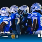 MTSU Falls 44-28 to Kennesaw State Blue Raiders drop weeknight finale to Kennesaw