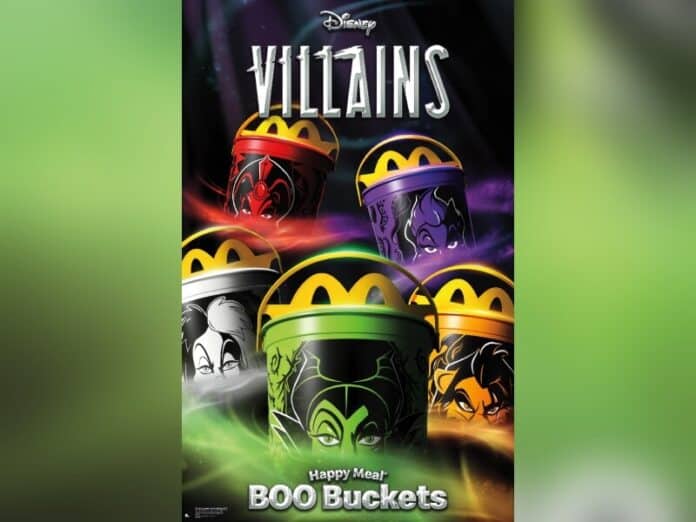Disney Villains Take Over McDonald’s Boo Buckets