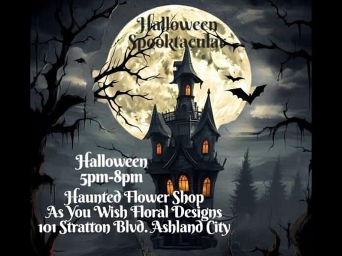 Halloween Haunted Flower Shop