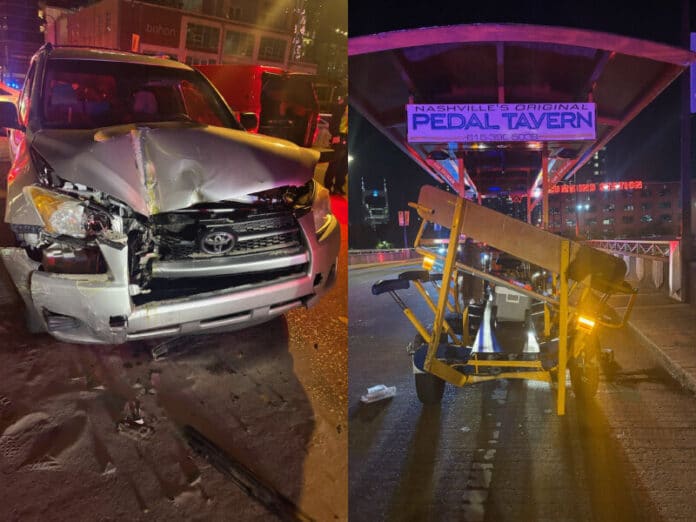 Pedal Tavern Crash