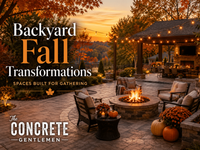 How to design a backyard for fall entertaining