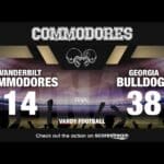 Vanderbilt Falls to No. 2 Georgia 38-14 vandy