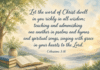Daily Devotional: Embracing Wisdom Through Christ Devotional image for Colossians 3:16