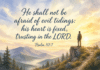 Daily Devotional: Finding Courage in Trust Devotional image for Psalm 112:7