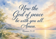 Daily Devotional: Finding Peace in Everyday Life Devotional image for Romans 15:33