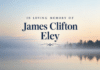 OBITUARY: James Clifton Eley