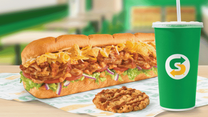 Subway's Fritos® Chicken Enchilada Sub and fan-favorite Caramel Apple Cookie return to menus nationwide starting Oct. 27 for a limited time.